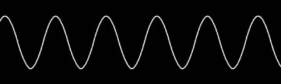 A waveform after being shot, yesterday
